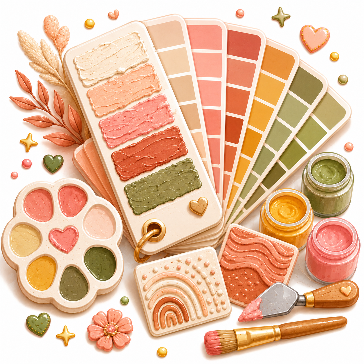 Boho Texture Color Notes