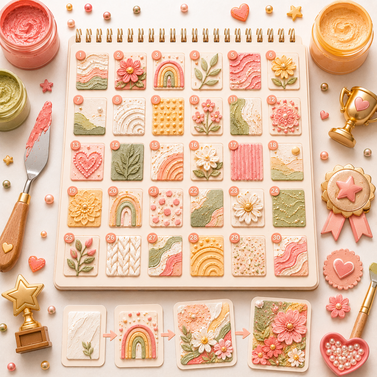 30-Day Texture Art Challenge